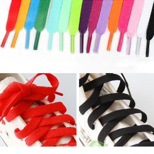 FLAT 1Pair Athletic 51 Inch SHOELACES Sport Sneaker Boots Shoe Laces