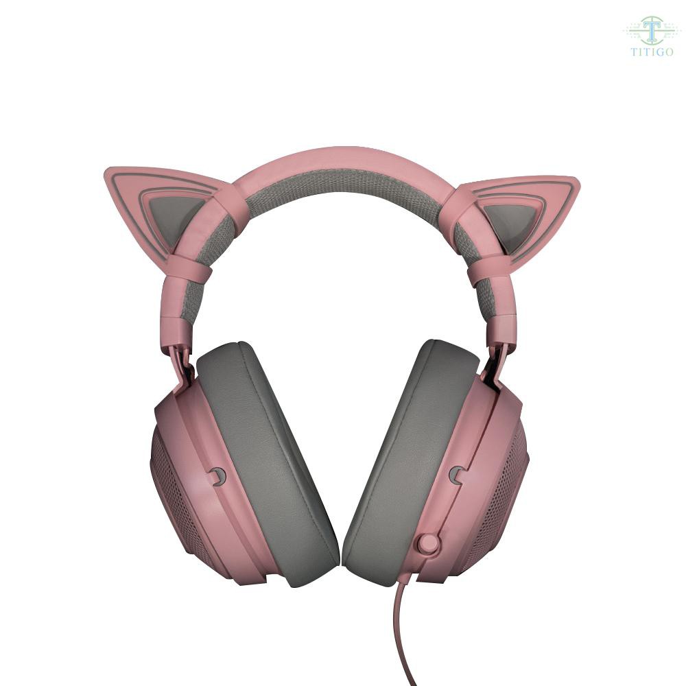 Razer Kitty Cat Ears Attachable Accessory for Kraken Headsets Headphone