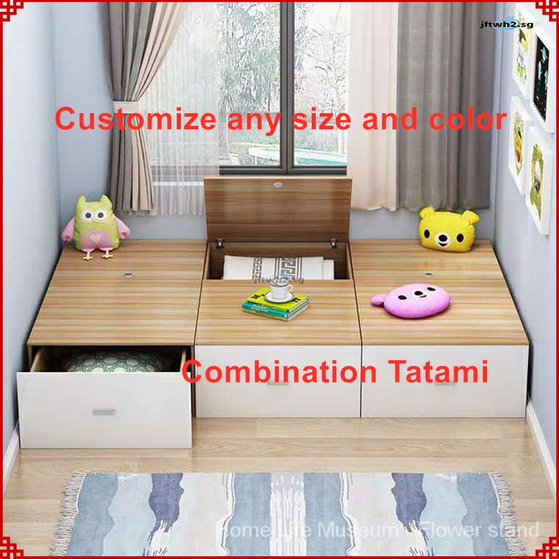 Tatami Bed Integrated Storage Bed Plate Storage Tatami Drawer