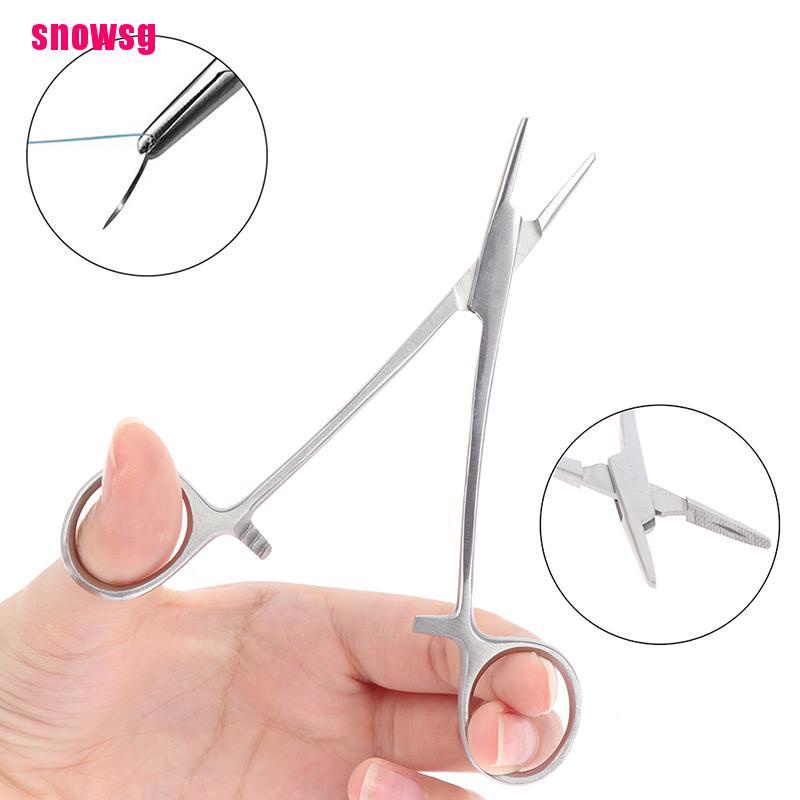 [snowsg]12cm Locking Forceps Curved Hemostat Farm Tool Needle Clamp