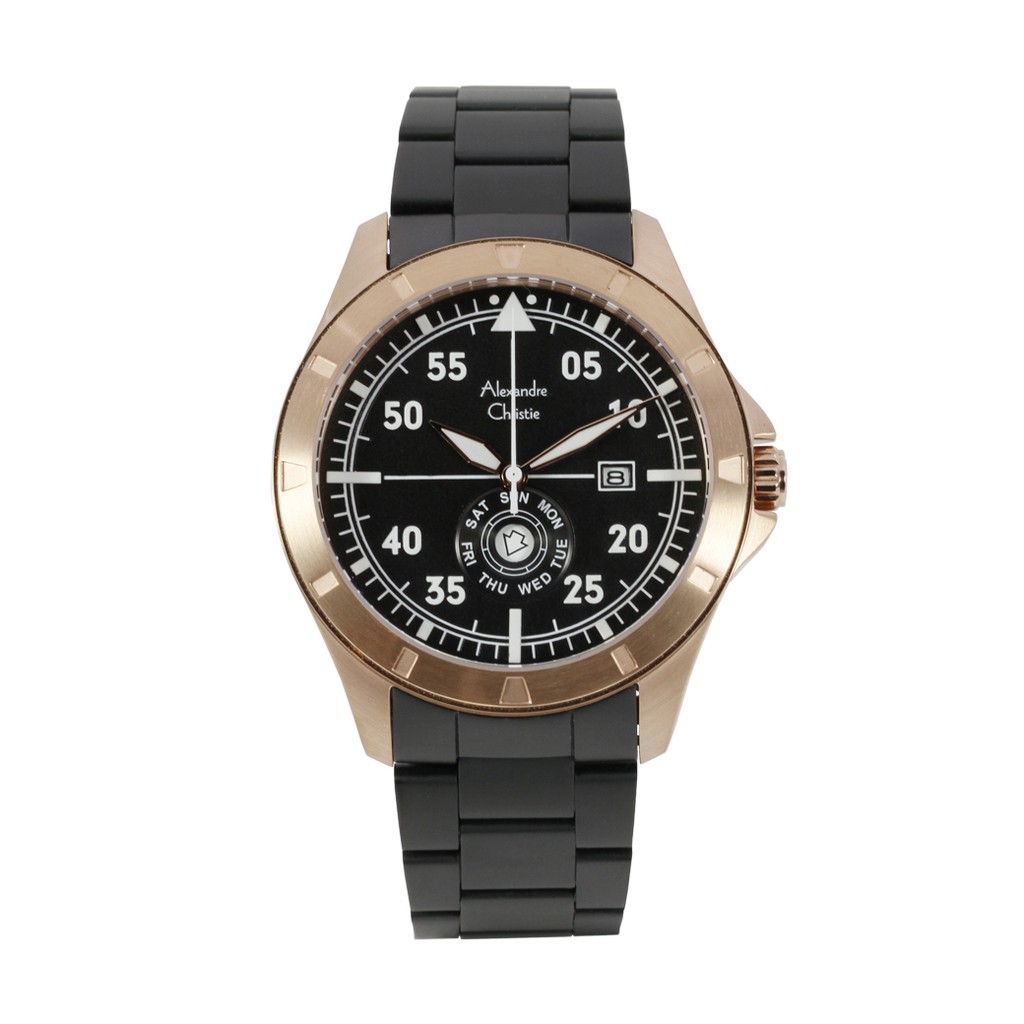 Alexandre Christie Ac Watch Men Dual Calendar Flight Wrist