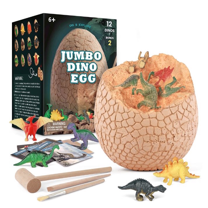 (16cm x 10cm ) Dig it! Jumbo Dino Egg Dig Kit Dinosaur Dig Kits 14