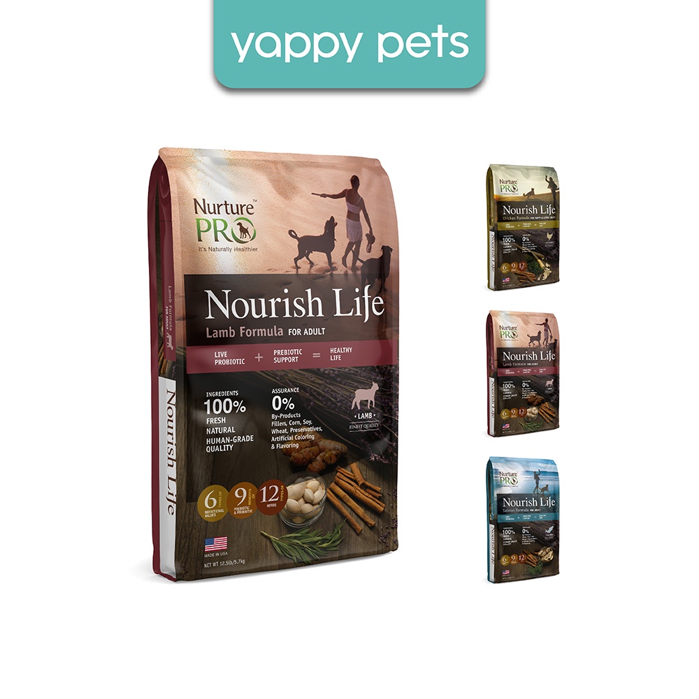 NurturePRO Nourish Life Dry Dog Food 5.7kg Kibbles, Complete Diet