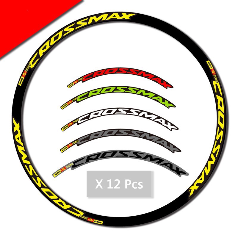 Mavi CROSSMAX Mountain bike wheel rim set Stickers MTB DH replacement