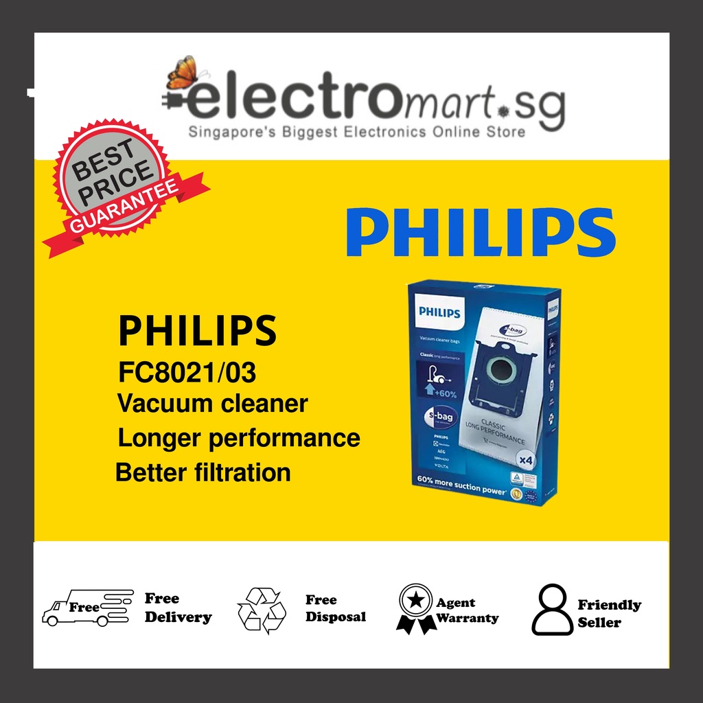 Philips FC8021/03 sbag Vacuum cleaner bags Shopee Singapore