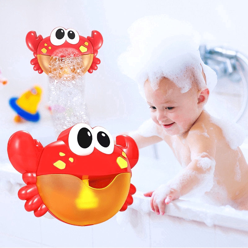 BABT TOY Dropshipping Bubble Machine Music Kids Bath Toy Bathtub Soap