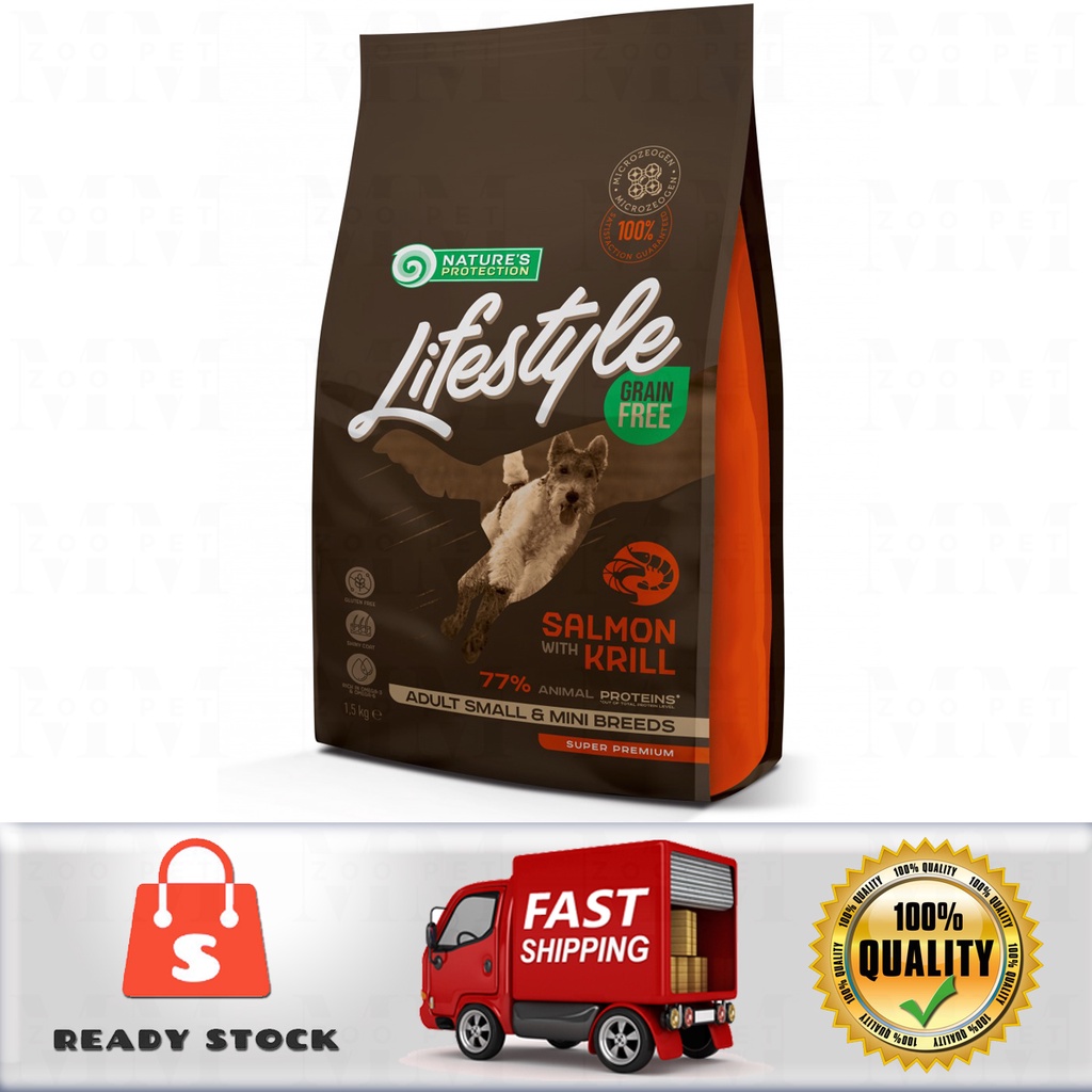 Nature's Protection Lifestyle Grain Free Salmon Small Adult / Dog Food