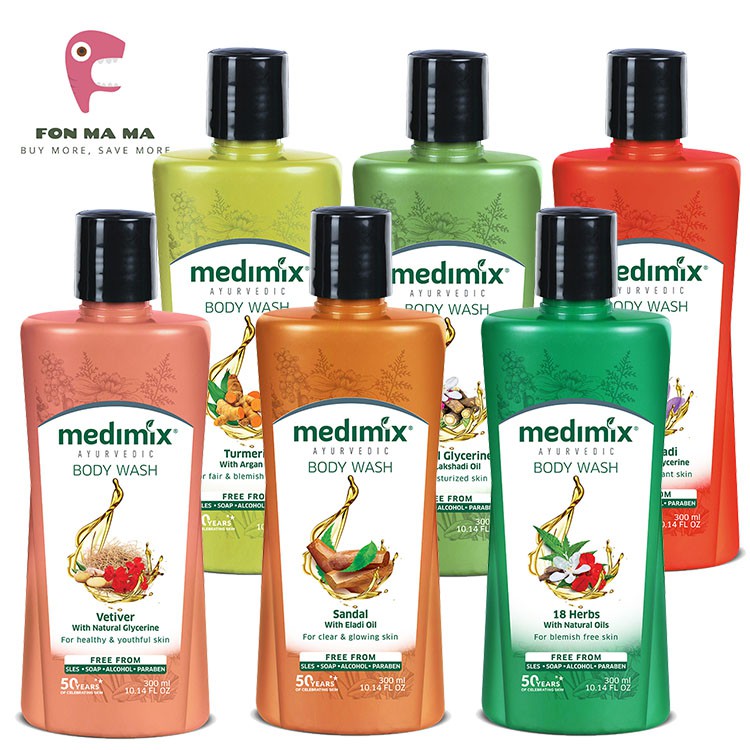 India Medimix Emerald Royal Herbal Liquid Soap Body Wash 300g Shopee