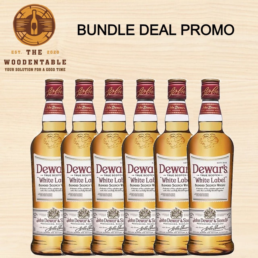 Bundle Of 6 Dewar's White Label 700ml Shopee Singapore