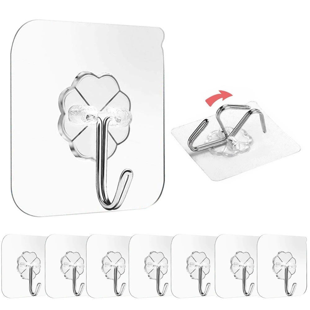 KOPO Ultra Strong Wall Hook Waterproof Hanging Hook Round Hook Shopee Singapore