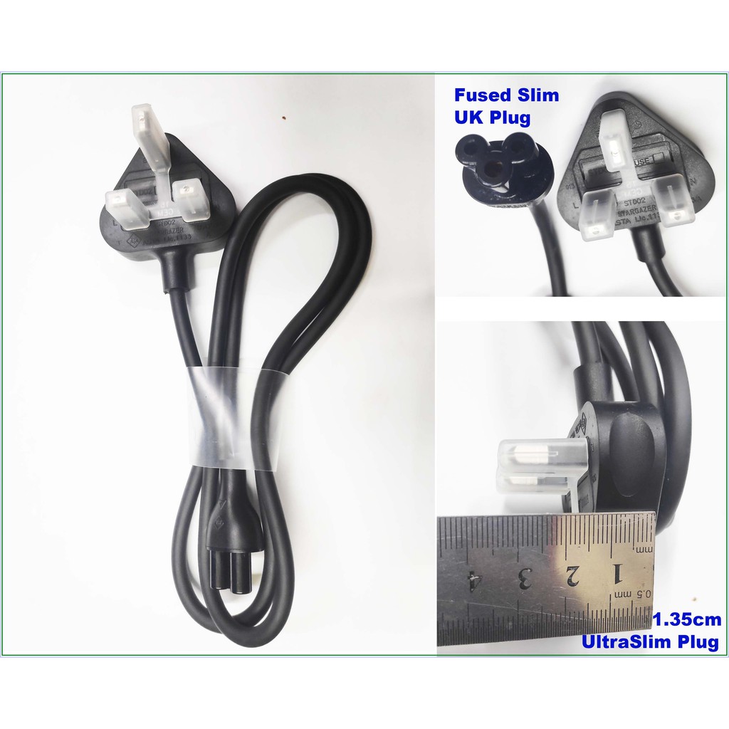 Original Dell 0CNJVV STD02 UK Plug 3Pin C5 Notebook Laptop Power Cord