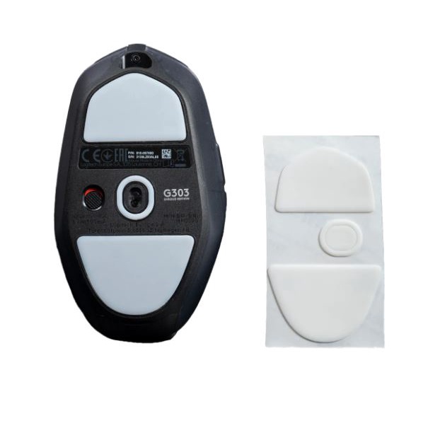BT.L Mouse Feets Feet 2 Sets in 1 Pack G303 SHROUD EDITION Pure PTFE