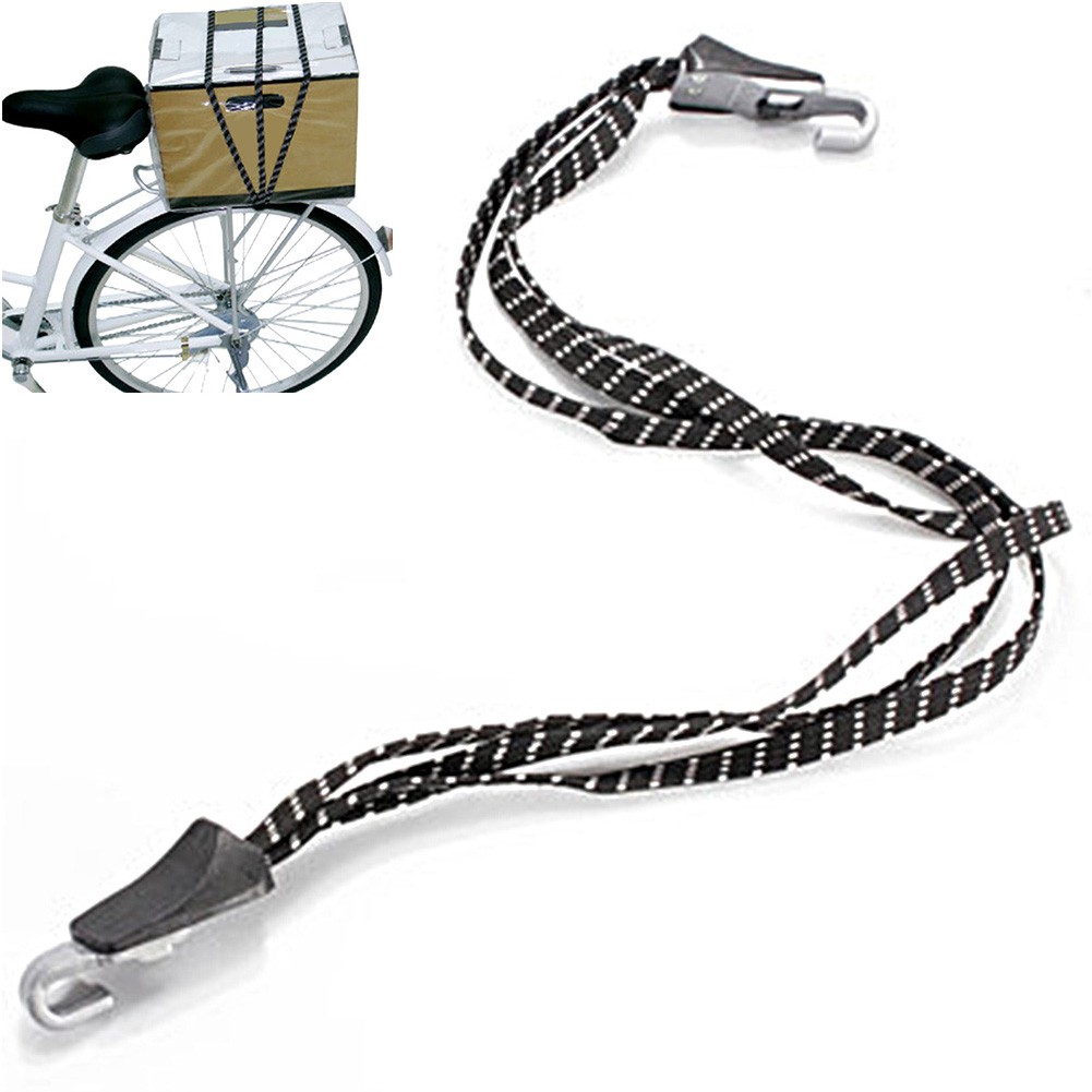 68Cm Durable Hook Elastic Cord Tie Luggage Strap Rope Cart Bicycle