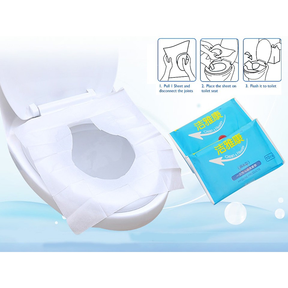Disposable Toilet Seat Cover 10 Sheets Pack Buy 10 Get 1 Free