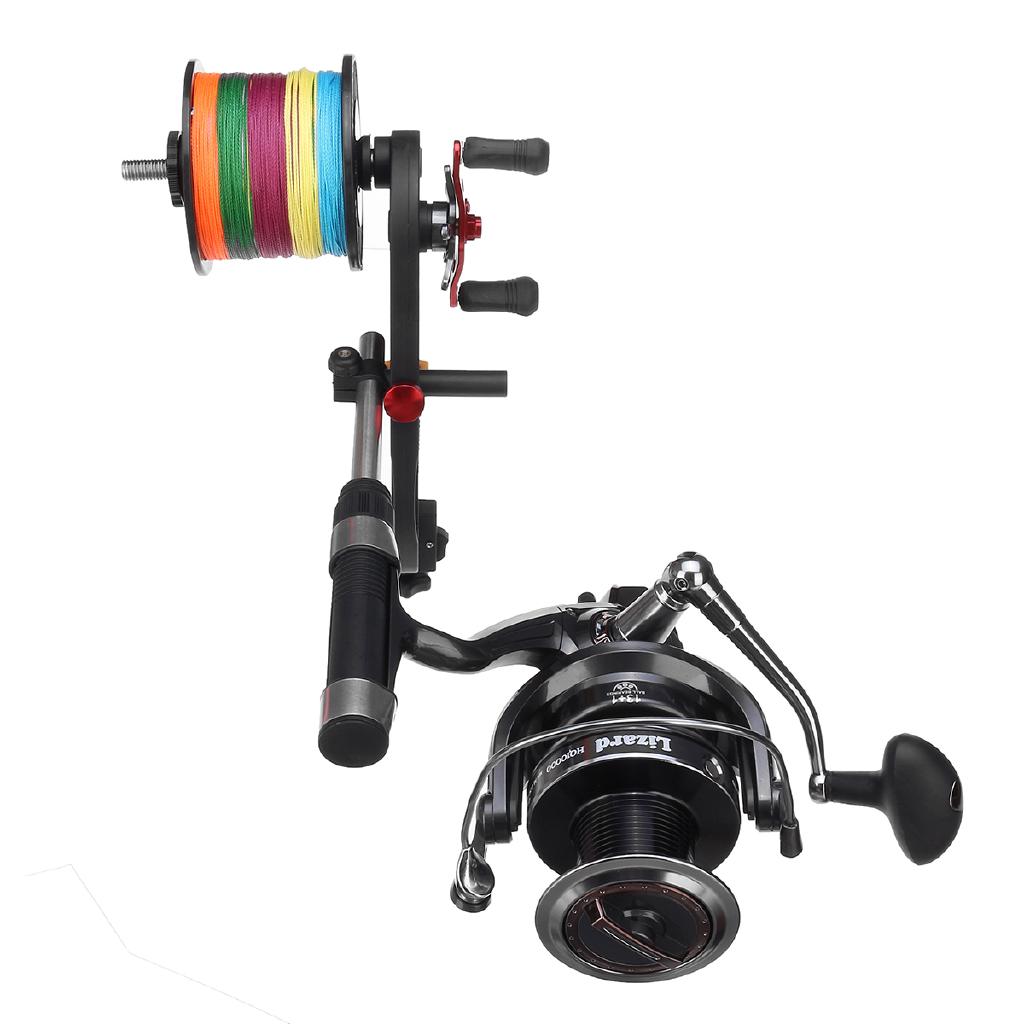 Aluminum Fishing Line Winder Baitcasting Reel Spool Spooler TwoWay