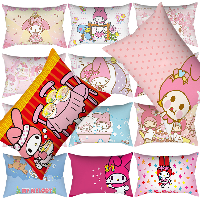cartoon My Melody Cushion Cover Home Decor polyester cotton line Pillow