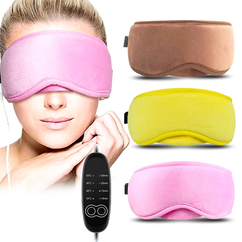 Electric USB Heated Eye Mask, Blepharitis Treatment Eye Masks W/ 4