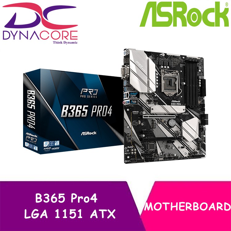 Asrock B365 Pro4 LGA1151 ATX Motherboard Shopee Singapore