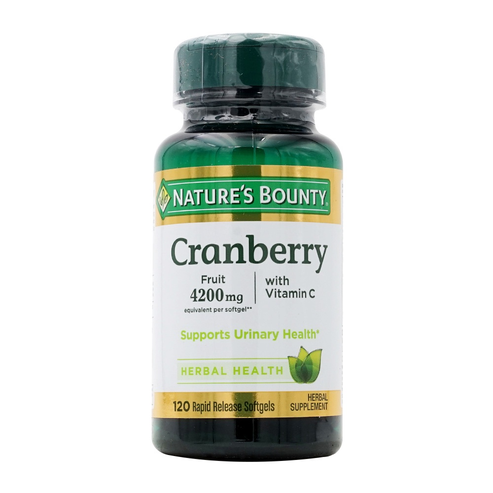 [Nature's Bounty] Cranberry 4200 mg with Vitamin C 120 / 250 Rapid