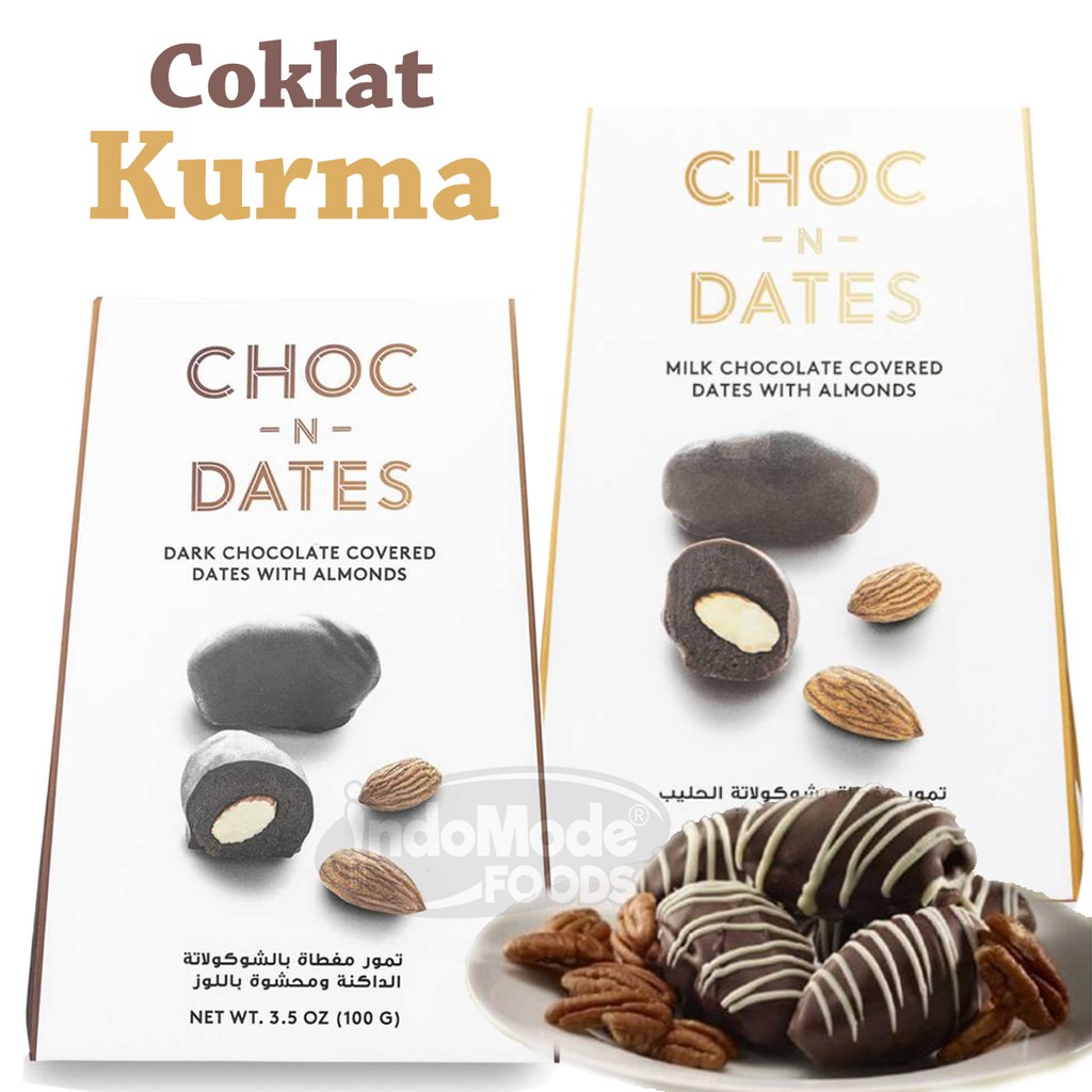 Chocolate Kurma Almond Premium Original Nakheelalya Saudi Arabia | Shopee Singapore