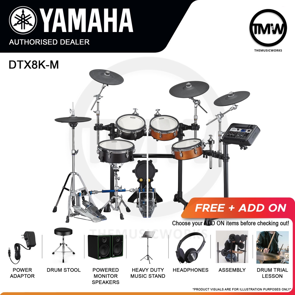 [PREORDER] Yamaha Electronic Drum DTX8KM DTX 8KM Free Drum Stool DTX8