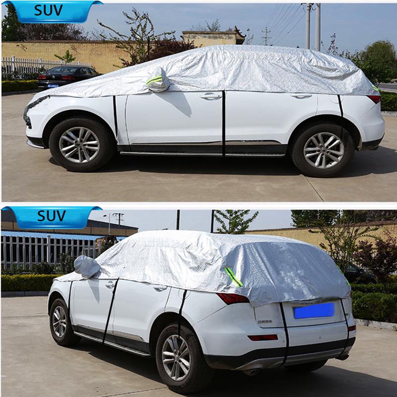Car Covers Waterproof Sun Proof Shade Reflective Strip Dust Rain