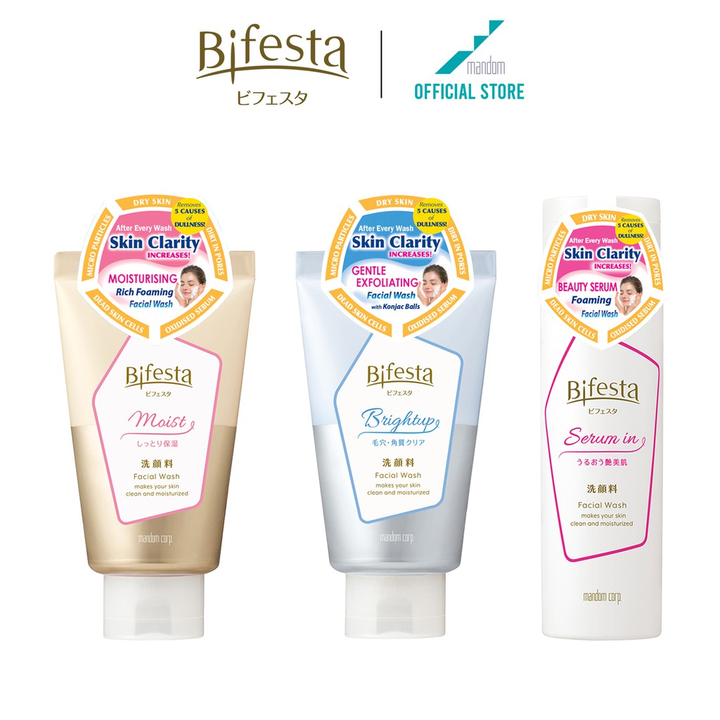 Bifesta Facial Wash (All Variations) Shopee Singapore