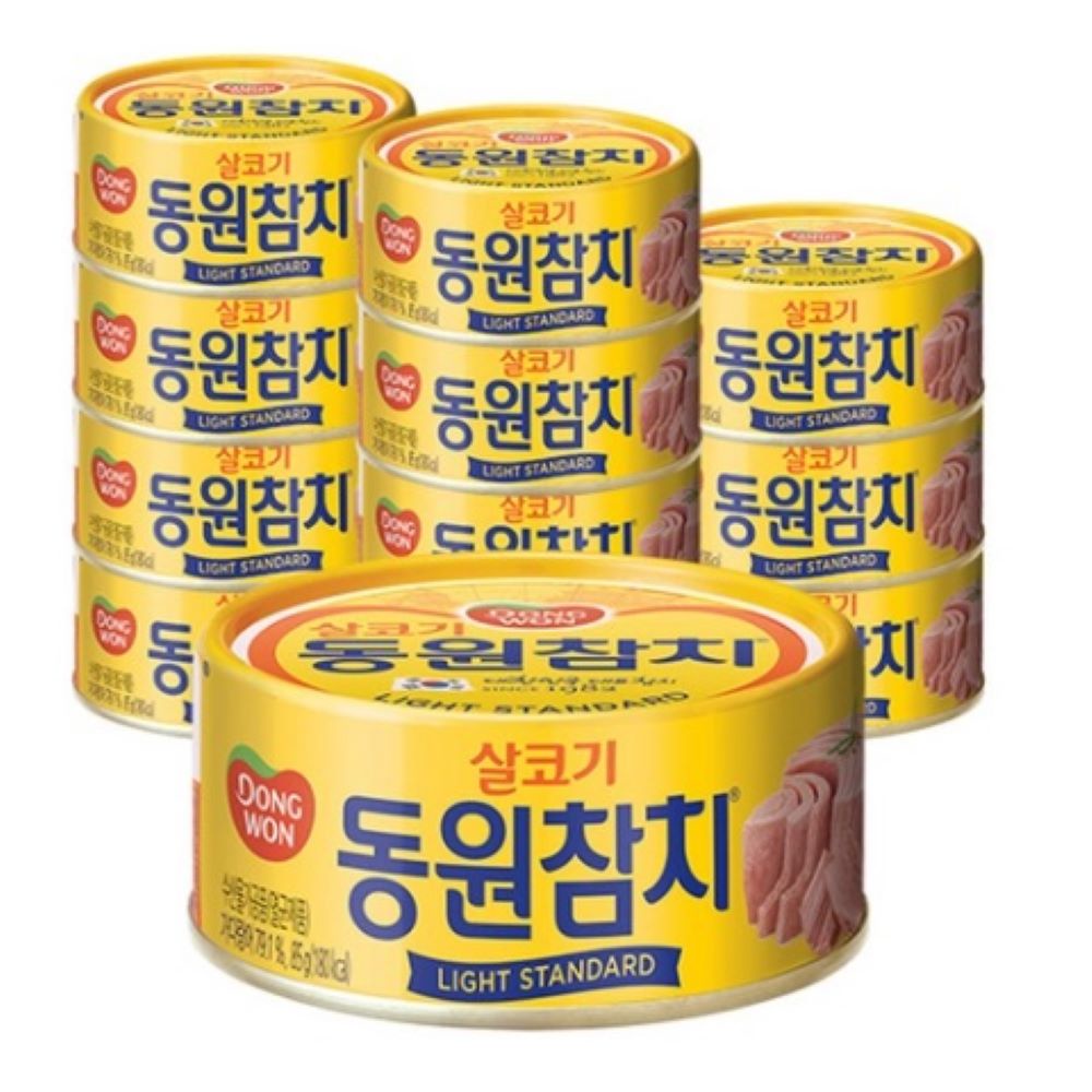 [K Food] Dongwon Can Tuna 85g ×12p from KOREA Shopee Singapore
