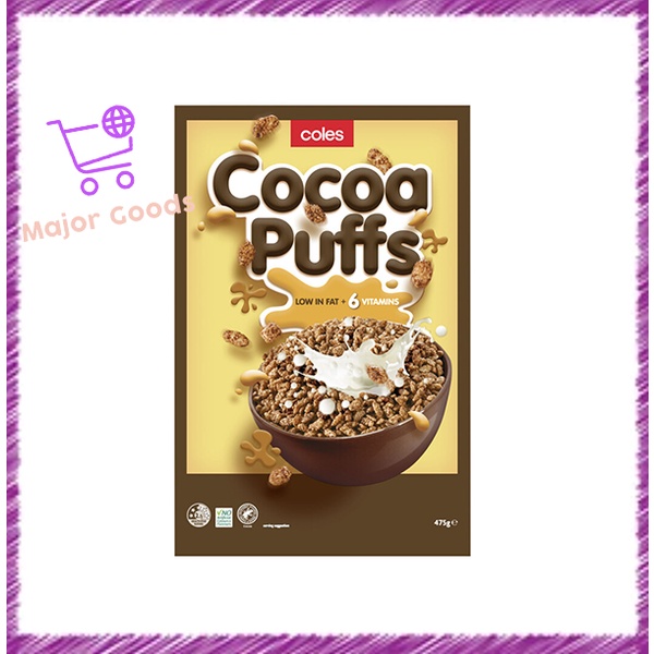 Coles Cocoa Puffs Cereal 475g Shopee Singapore