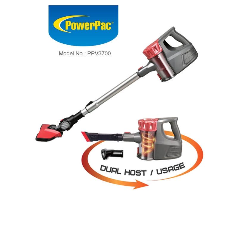 PowerPac Lightweight Cordless Handheld Stick Vacuum cleaner (PPV3700