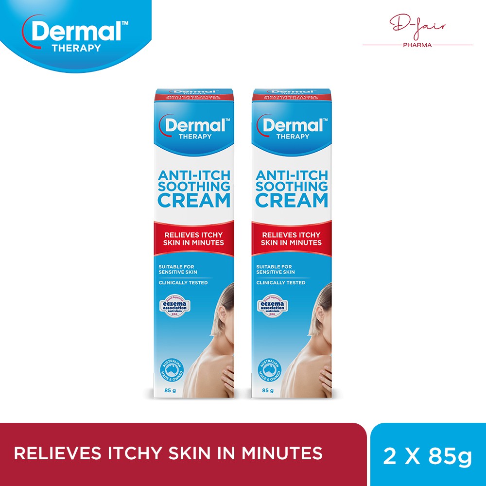 Dermal Therapy AntiItch Soothing Cream 85g (Twin Pack) Dfair Pharma