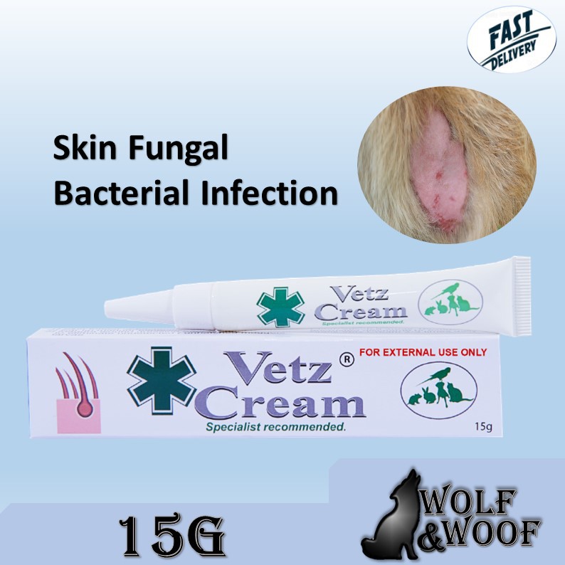 Vetz Cream Fungal Cream For Pet 15g (Skin Problem, Skin Fungal Cream