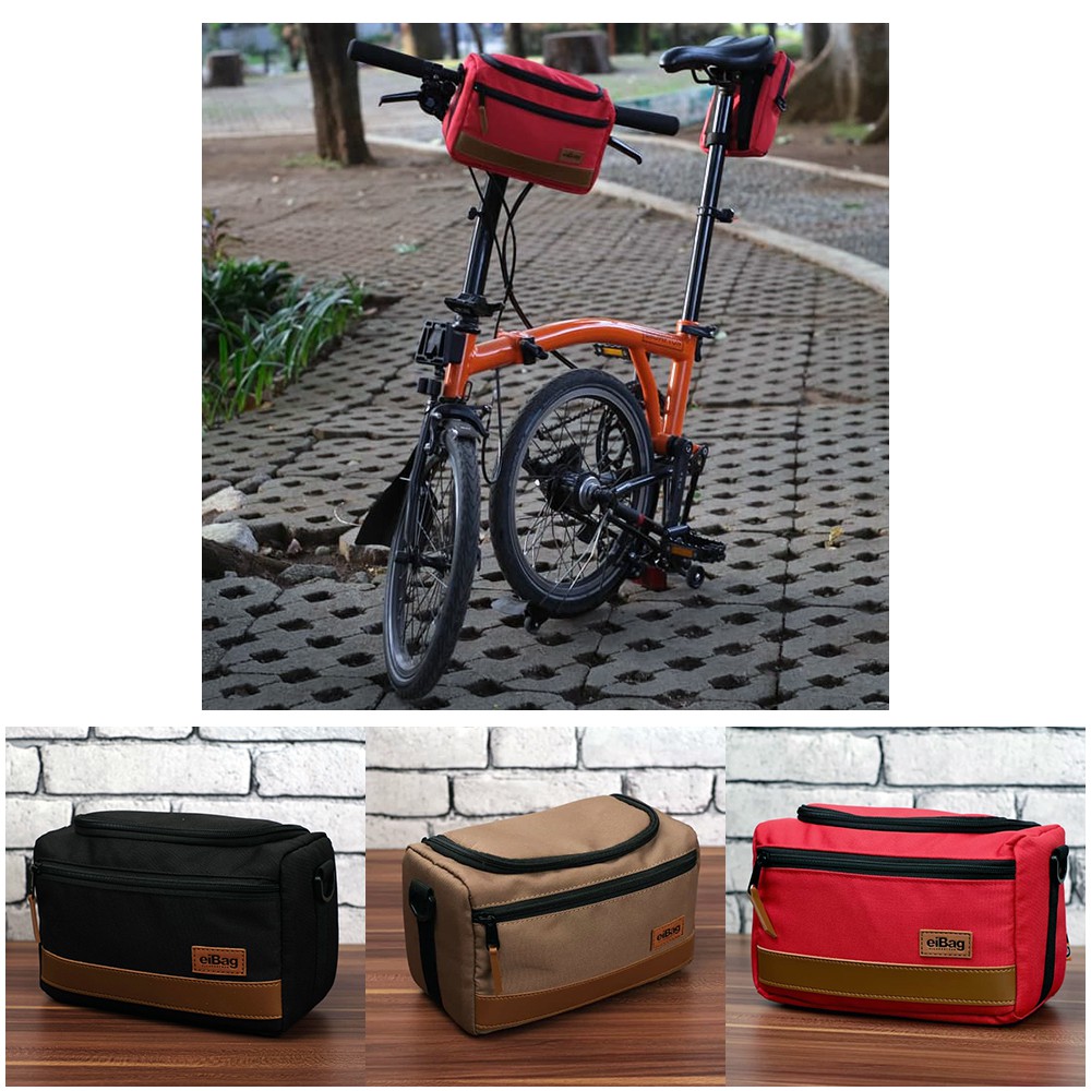 Handlebar Bag Folding Bicycle Handlebar Seli Dahon Brompton Fnhon