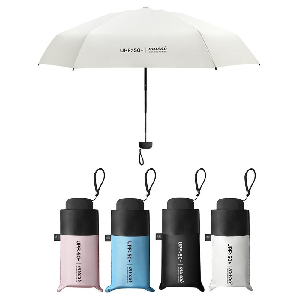 Portable 5 Folding Compact AntiUV Rain Sun Travel Umbrella Shopee