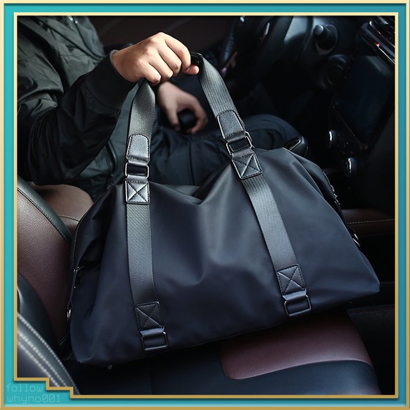 Korean Fashion Business Men Travel Duffel Bag Hand Carry Clothing Storage Cabin Bag Large