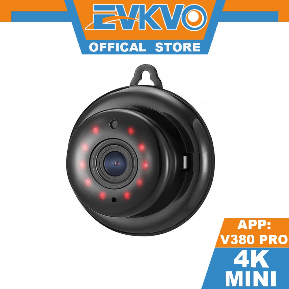EVKVO V380 PRO APP FHD 4K / 8MP Wireless WIFI Mini IP Camera P2P CCTV