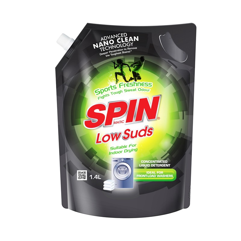 SPINmatic Low Suds SPINmatic Low Suds Laundry Liquid Detergent (Sports