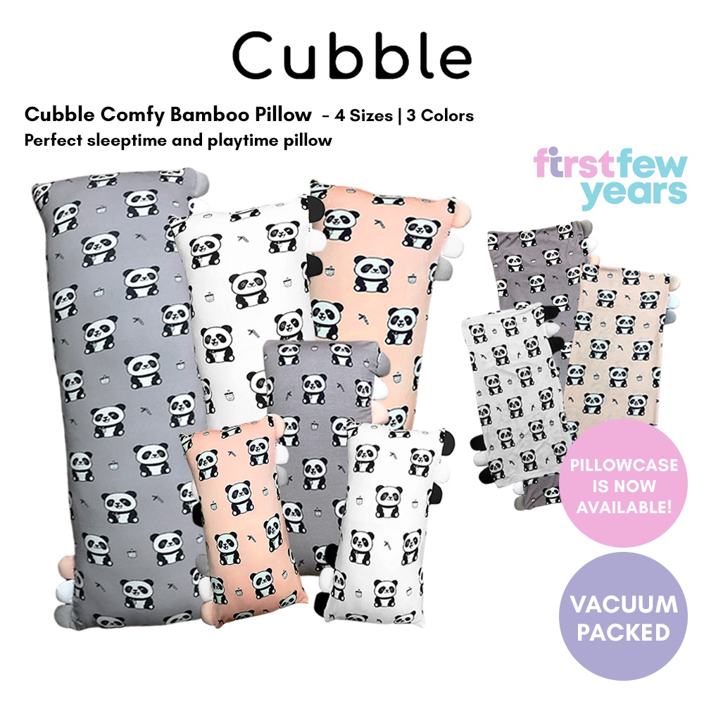 Cubble Comfy Bamboo Pillow and Pillowcase Small / Medium / Large / XL