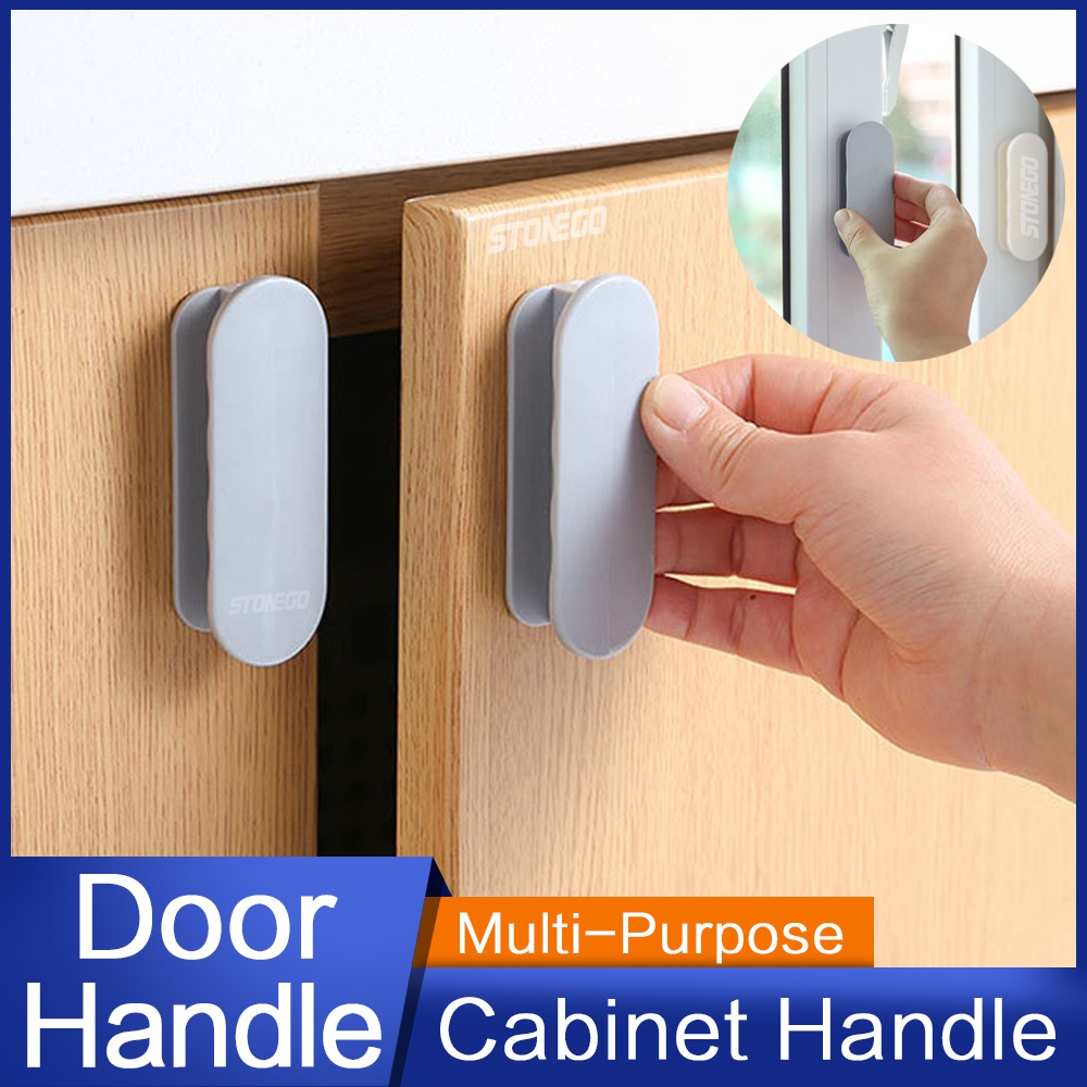 NEW MultiPurpose Handle Modern Door Handles Kitchen Adhesive