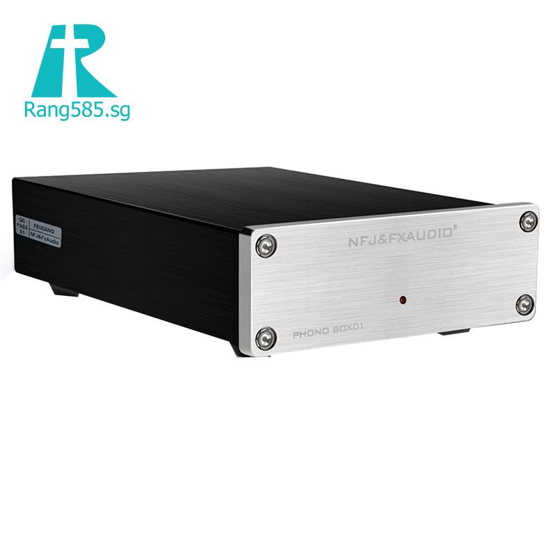 FXAUDIO Box 01 Phono Preamp for Turntable DC 12V Low Noise PreAmp