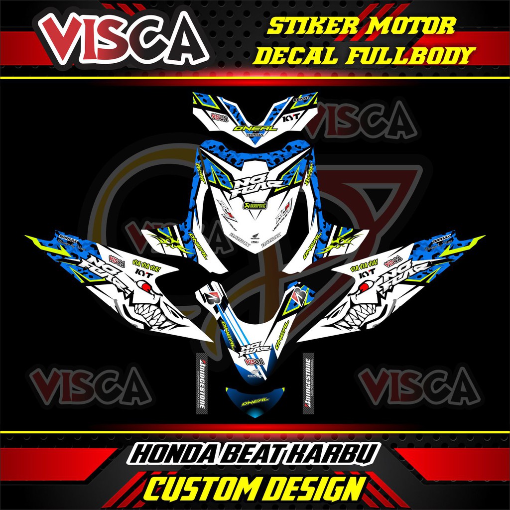 Karbu Beat Decal Sticker Karbu Beat Decal Honda Beat Karbu Sticker