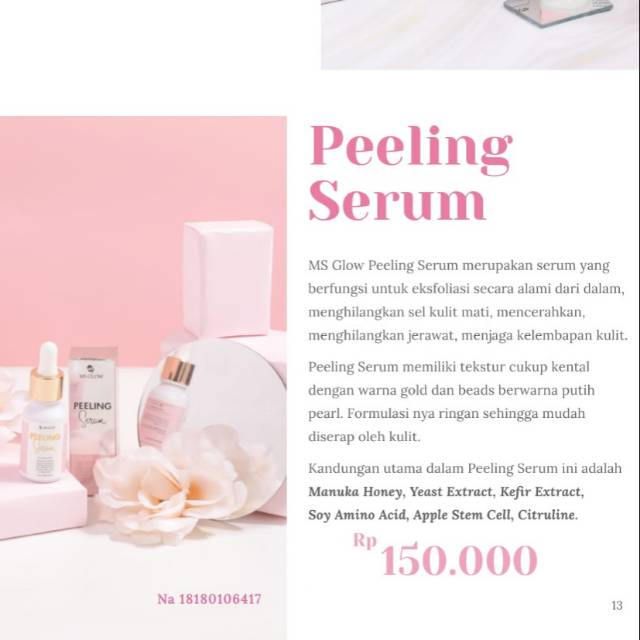 Ms Glow Peeling Serum Ms Glow Official Member Shopee