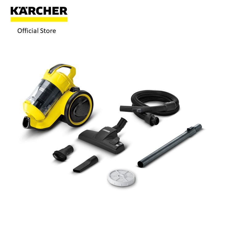Karcher 1100W Bagless Vacuum Cleaner VC 3 Yellow Shopee Singapore