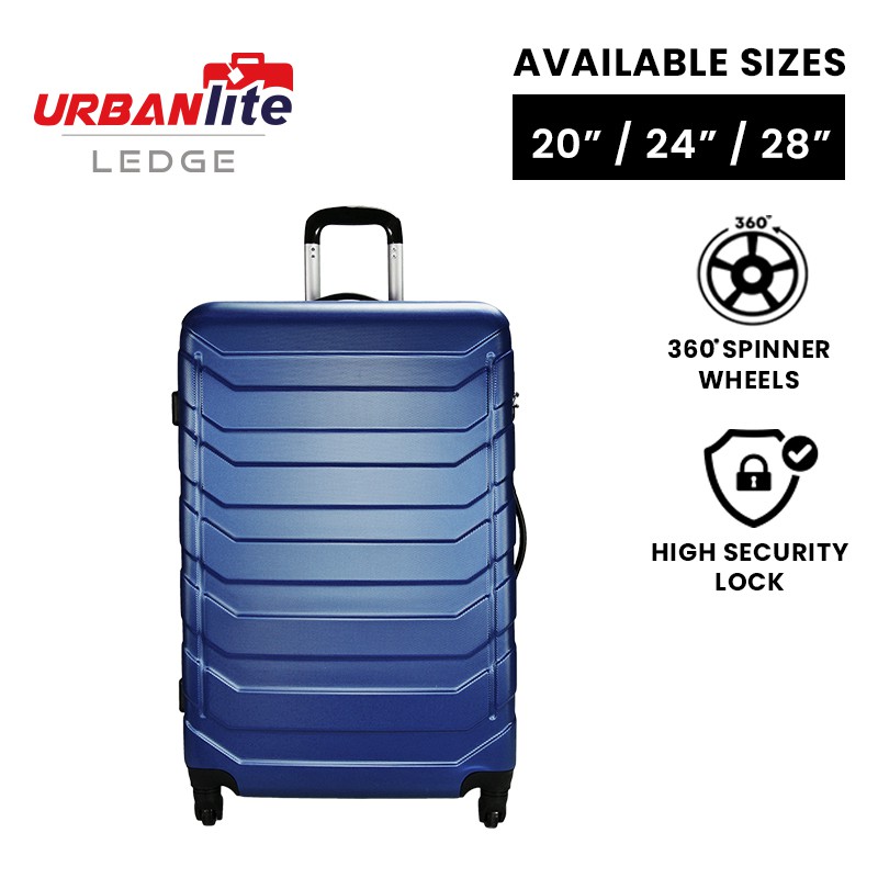 (SG Ready Stock )Urbanlite LEDGE 24 inch Luggage 360° Spinner Wheels ABS Hard case ULH8935