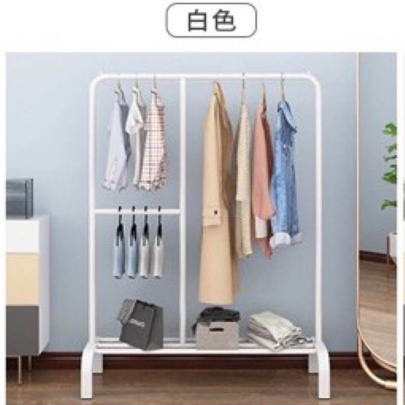 [SG Shop NextDay Ship] Stainless Steel Single Clothes Rack with 3
