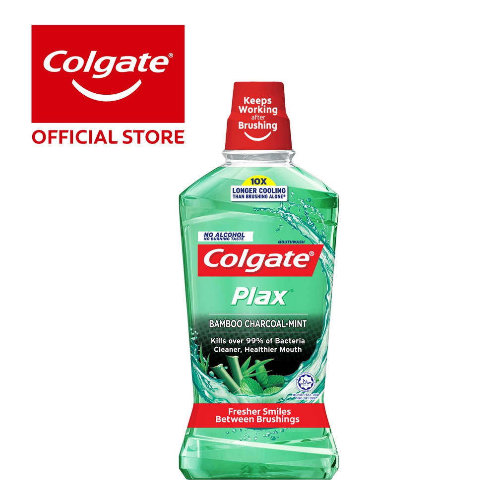 [Kills over 99 of bacteria] Colgate Plax Bamboo Charcoal Mint
