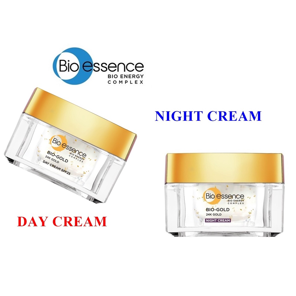 BIOESSENCE BioGold DAY OR NIGHT Cream for Glowing Smooth Skin 40g