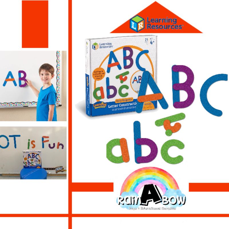 Learning Resources Giant Letter Construction Montessori