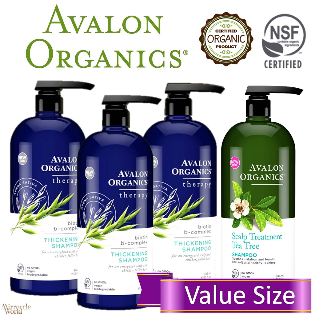 AVALON ORGANICS Economy Size Shampoo Conditioner Shower Gels Body