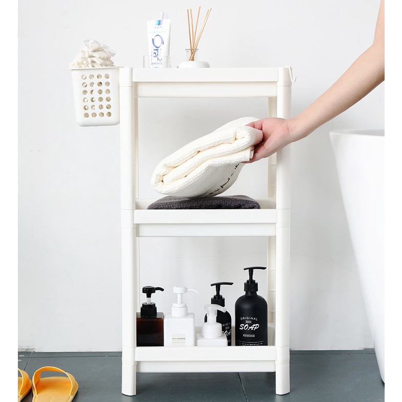 3 Tier Bathroom Kitchen Shelving Organizer Storage Standing Shelf Units